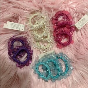 Gymboree chunky stretchy bracelet with frosted & shiny cubes Multiple Colors